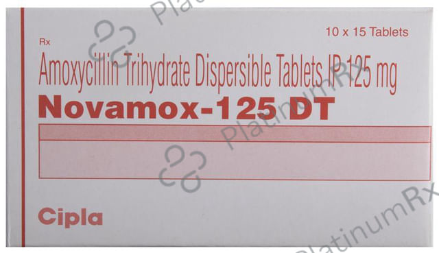 Novamox DT 125mg Tablet 15s