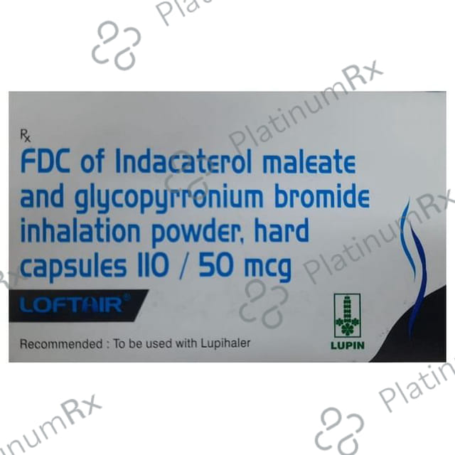 Loftair 110/50mcg Capsule 30s