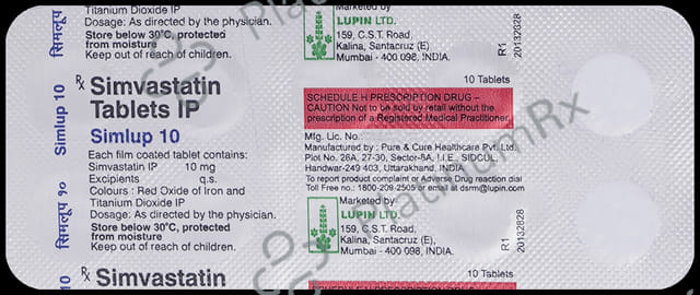 Simlup 10mg Tablet
