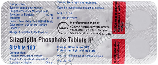 Sitabite 100mg Tablet 10s