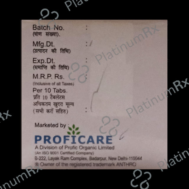 Anthro S 100/325/15mg Tablet 10s