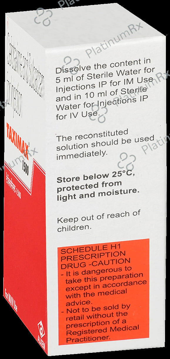 Taximax 1000/500mg Injection 1s