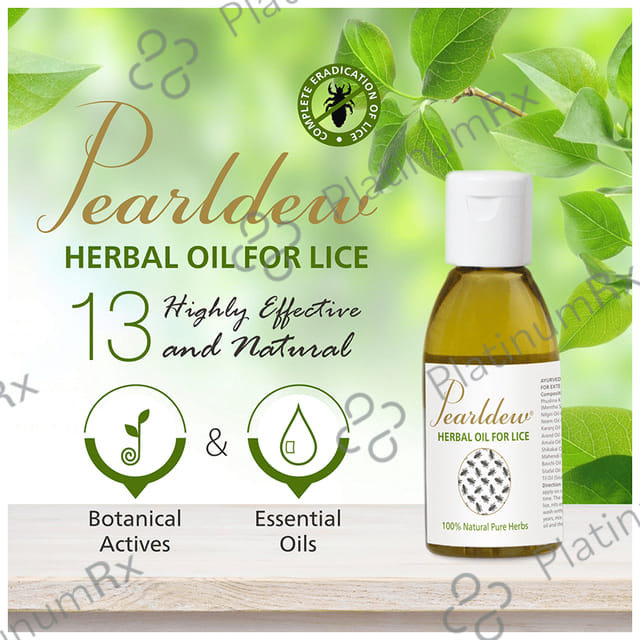 Pearldew Herbal Oil for Lice (25ml Each) 1 Bottle