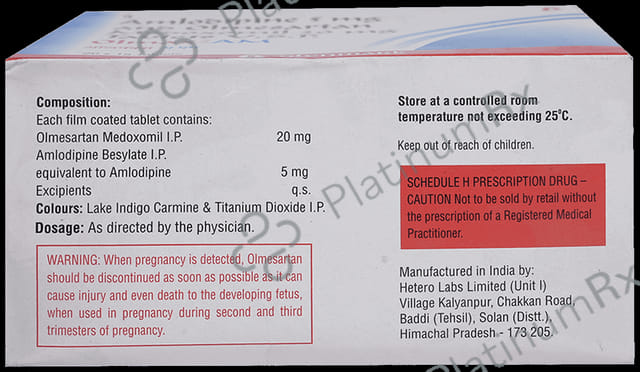 Olmax AM 5/20mg Tablet 15s