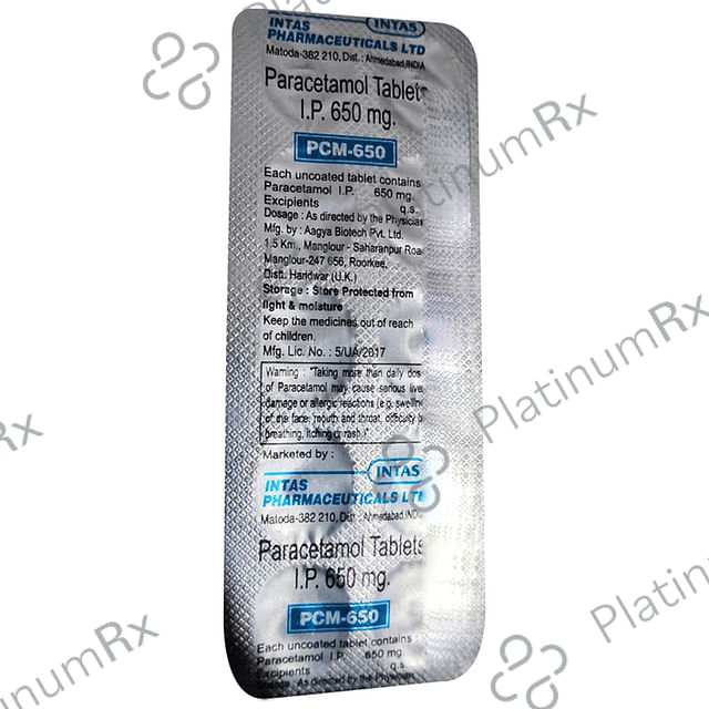 PCM 650mg Tablet