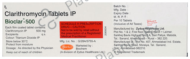 Bioclar 500 Tablet 10 Tablet