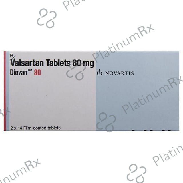 Diovan 80mg Tablet 14s