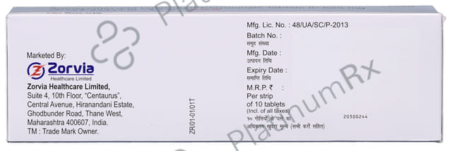 Zormox CV 500/125mg Tablet 10s