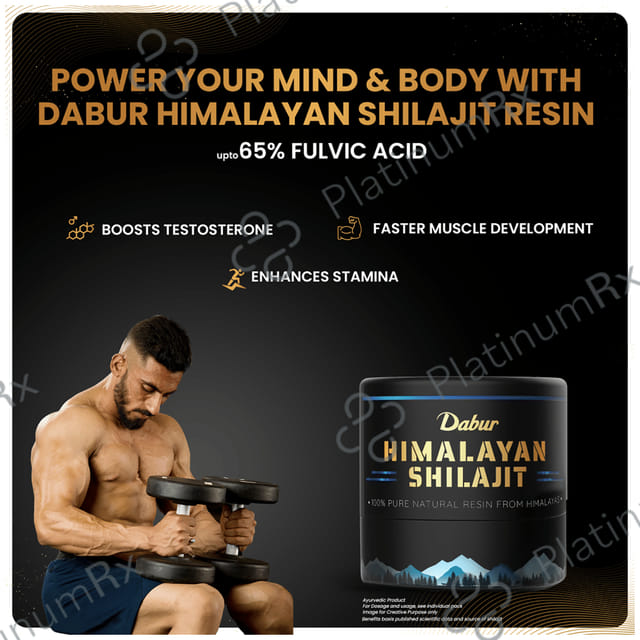 Dabur Himalayan Shilajit Resin -100% Pure Natural Shilajeet -Boosts Stamina, Vitality & Immunity