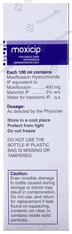 Moxicip 400mg Infusion 100ml