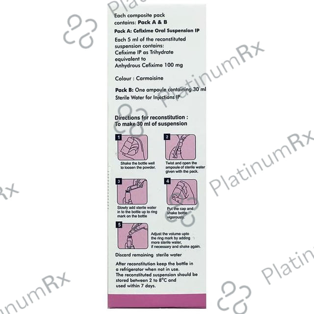 Ritecef O 100 Dry Syrup