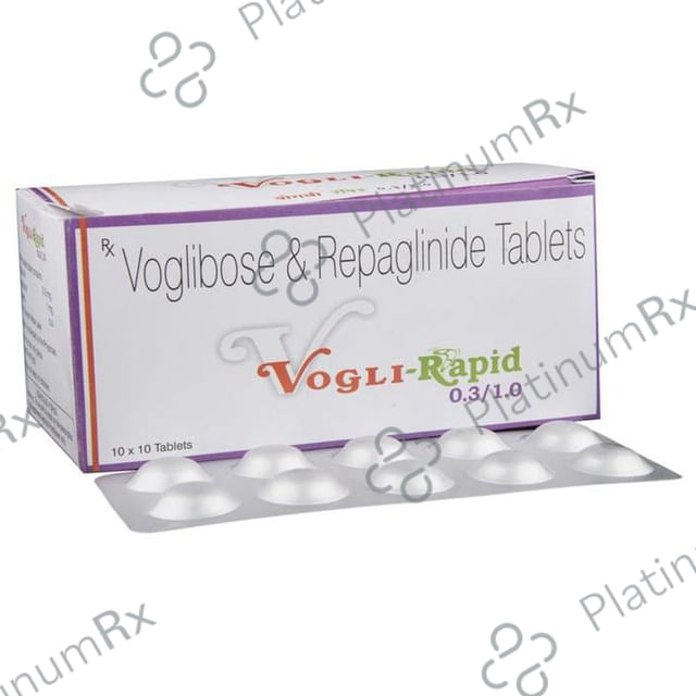 Vogli Rapid 0.3/1mg Tablet 10s