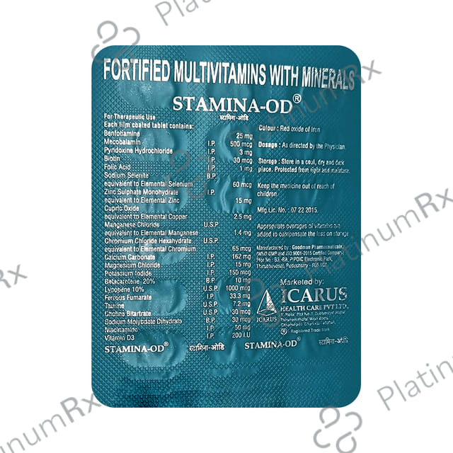 Stamina Od Tablet 20s