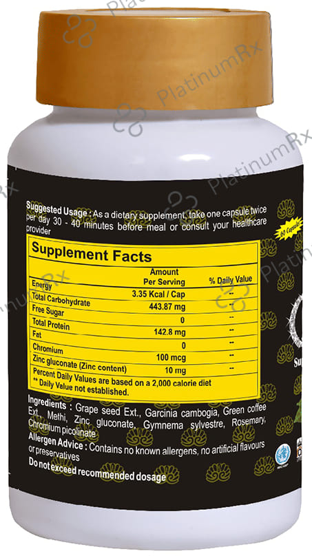 CMG Nutritions CgSlim Capsule Support Metabolism & Weight Loss