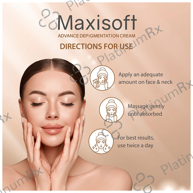 Maxisoft PH Balanced Advance Depigmentation Cream (50gm Each) 2 Tubes