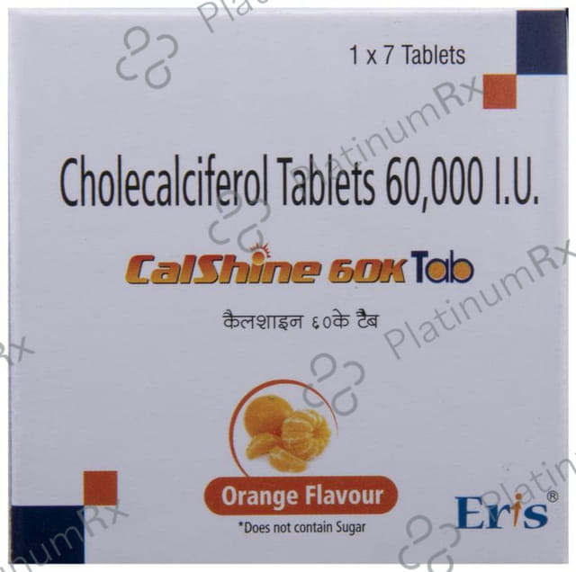 Calshine 60000IU Tablet 7s