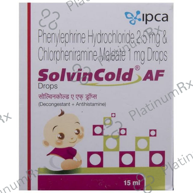 Solvin Cold AF 1/2.5mg Oral Drops 15ml