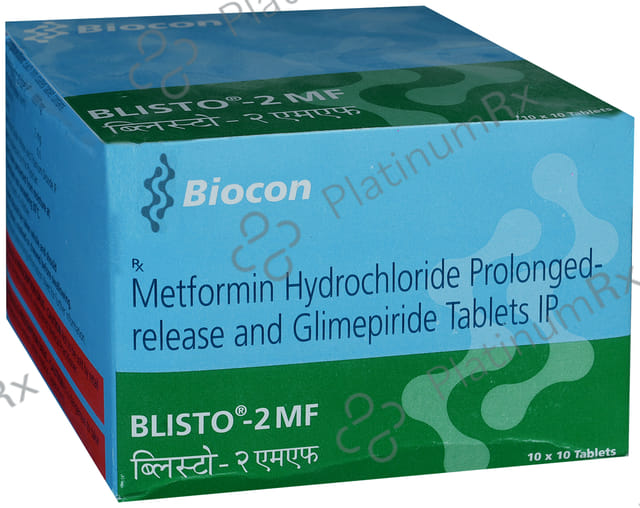 Blisto 2 MF 2/1000mg Tablet PR 15s