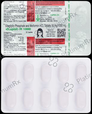 Lupisit M 50mg/1000mg Tablet