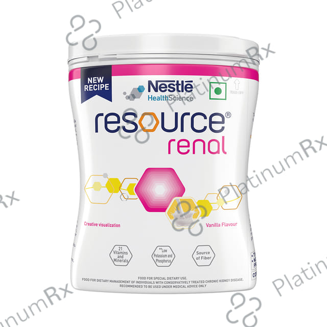 Nestle HealthScience Resource Renal Supplement with Protein & Electrolytes - Flavour Vanilla