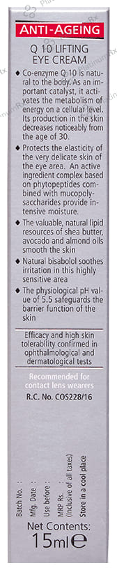 Sebamed Anti Aging Q10 Lifting Eye Cream 15ml