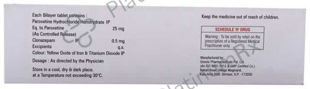 Paxi CR Forte 0.5/25mg Tablet 10s