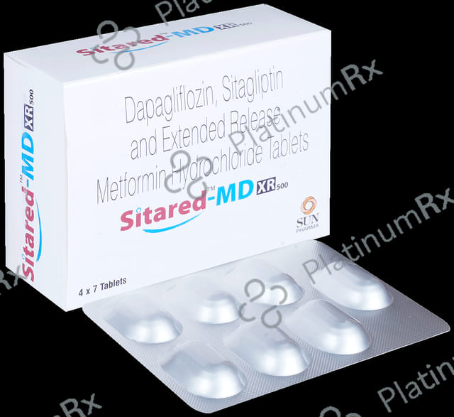 Sitared MD XR 10/500/100mg Tablet 7s