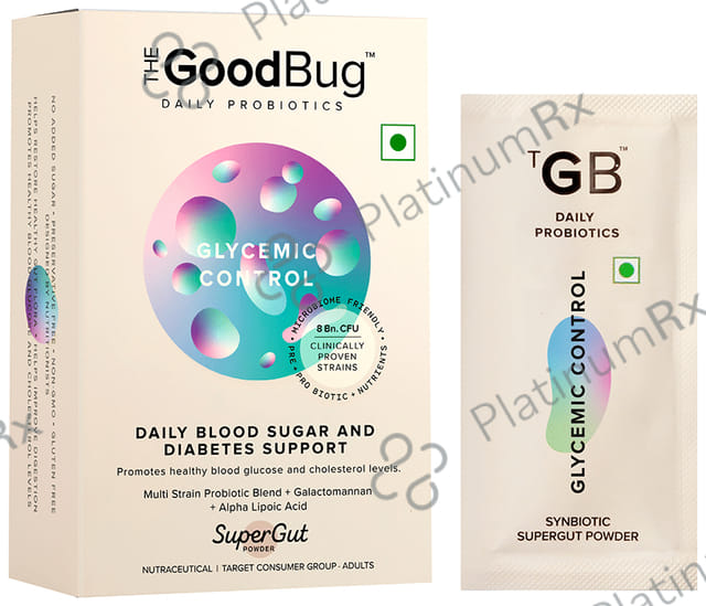 The Good Bug Glycemic Control Sachet (2.17gm Each) Fennel Mint 15s