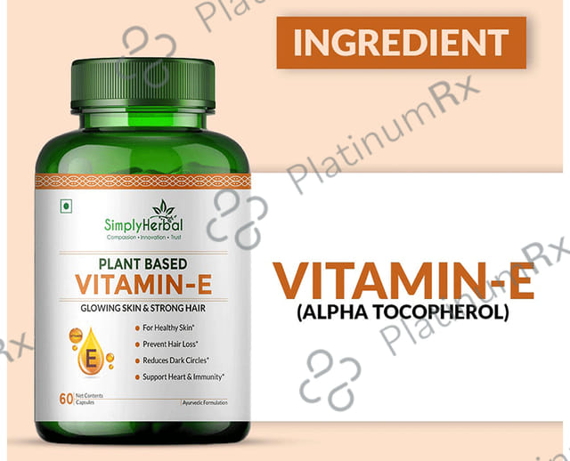 Simply 200mg Herbal Vitamin E Capsule 60s