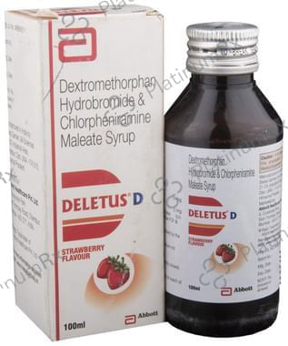 Deletus D Strawberry Syrup 100ml