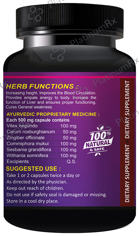 Sabates Height Improvement Capsule 30 capsules