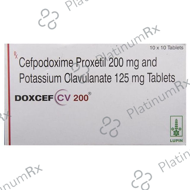 Doxcef CV 200/125mg Tablet 10s