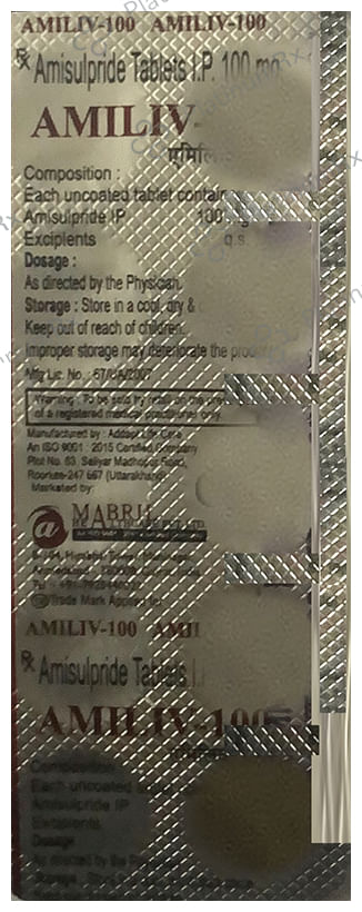 Amiliv 100mg Tablet 10s