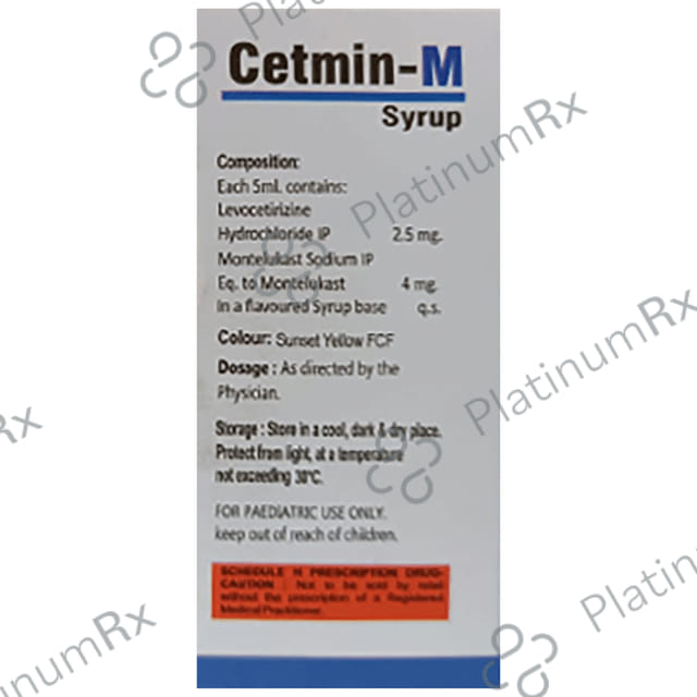 Cetmin-M Syrup 60 Syrup