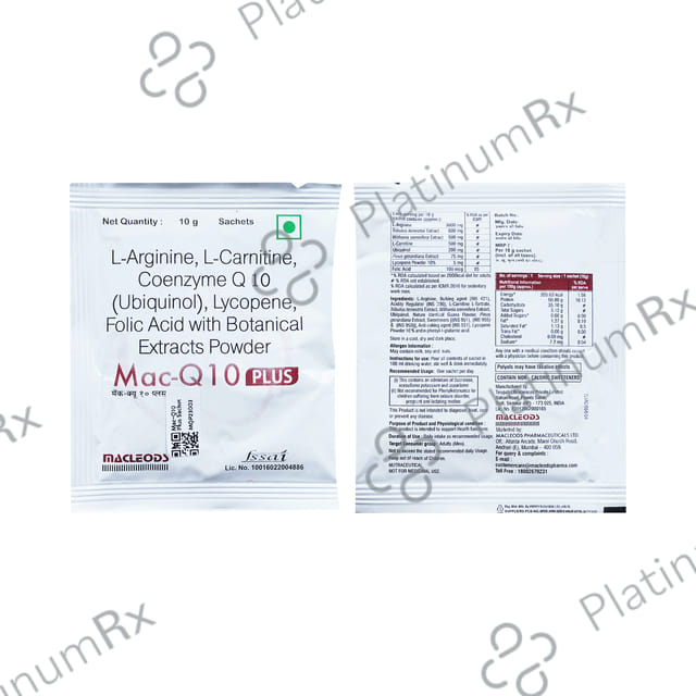 Mac Q10 Plus Sachet 10gm