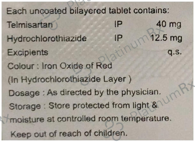Telbrit H 40 40/12.5mg Tablet 15s