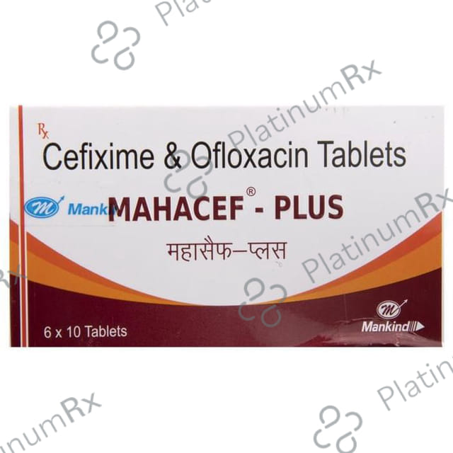 Mahacef Plus 200/200mg Tablet 10s