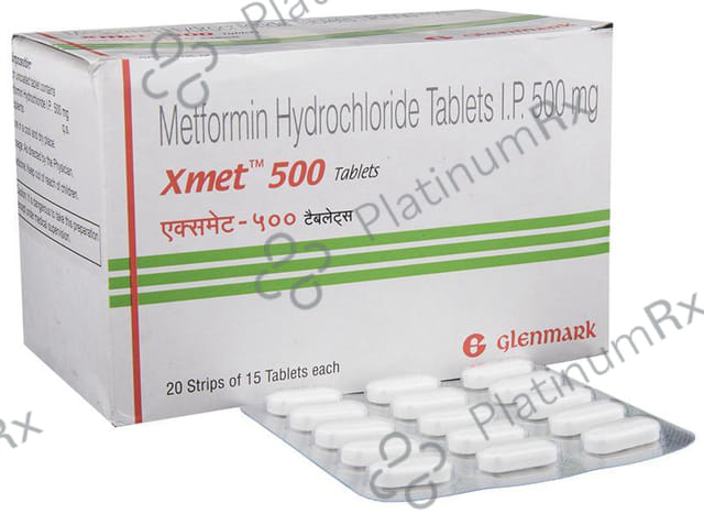 Xmet 500mg Tablet 15s