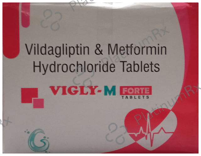 Vigly M Forte 1000/50mg Tablet 15s