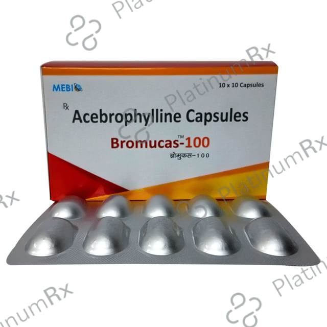Bromucas 100mg Capsule 10s