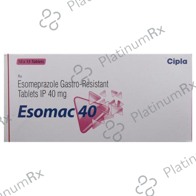 Esomac 40mg Tablet 10s