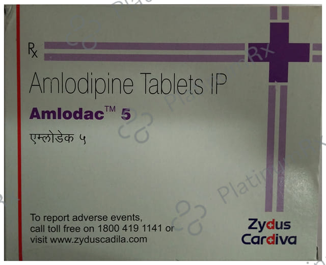 Amlodac 5mg Tablet 30s
