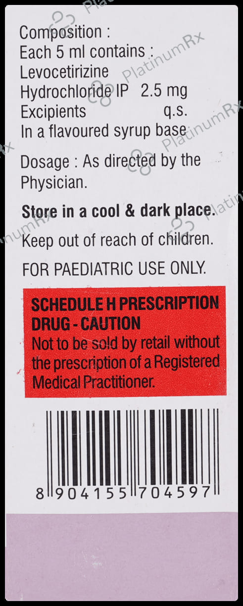 Elriz 2.5mg Syrup 30ml