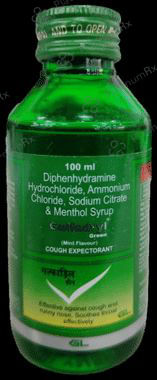 Gulfadryl Green Cough Expectorant Mint 100ml