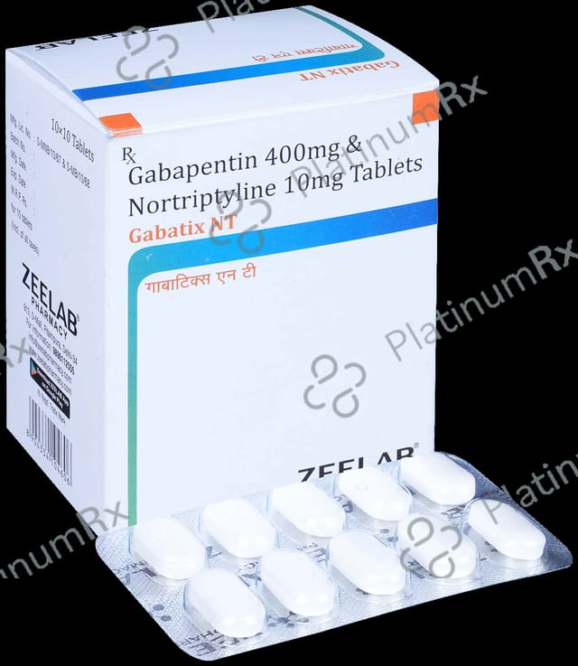 Gabatix NT 400/10mg Tablet 10s