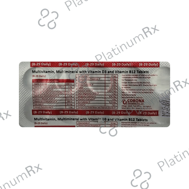 B 29 Daily Tablet 10 Tablet