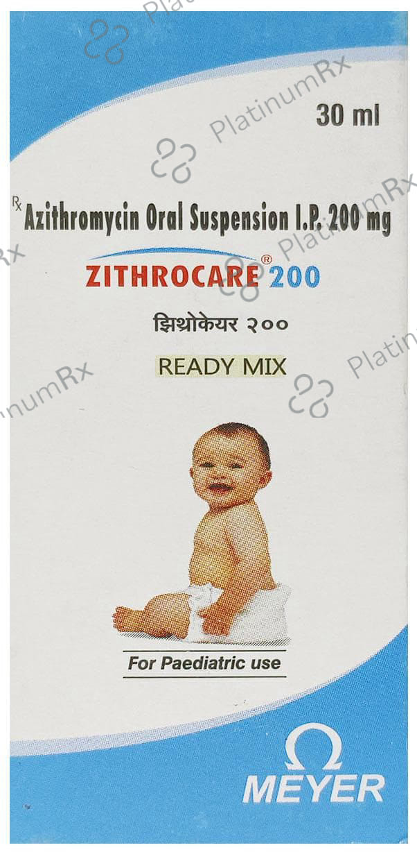 Zithrocare 200mg Suspension 30ml