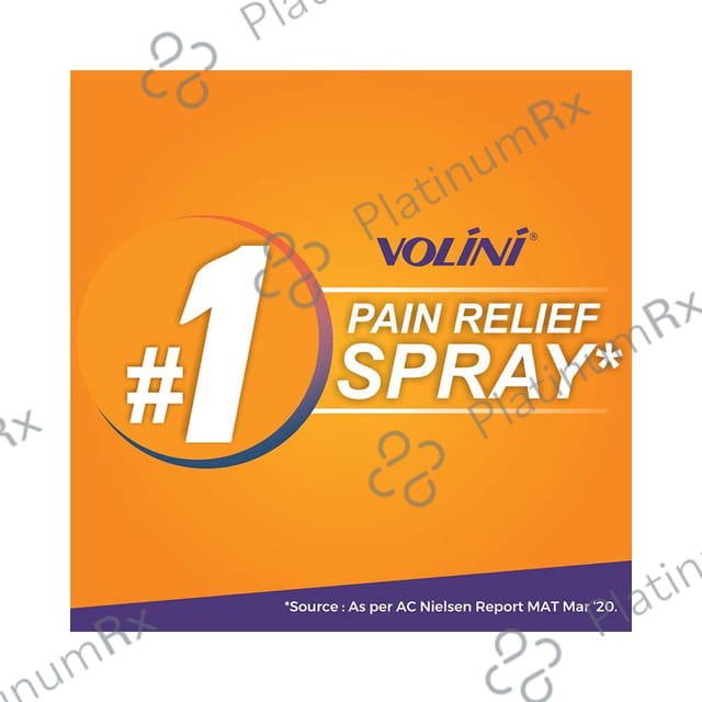 Volini Spray 15gm with Volini Pain Relief Gel 4gM Free