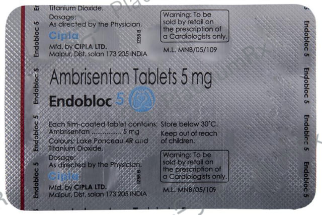 Endobloc 5mg Tablet 10s