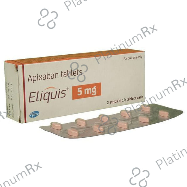 Eliquis 5mg Tablet 20 tablets